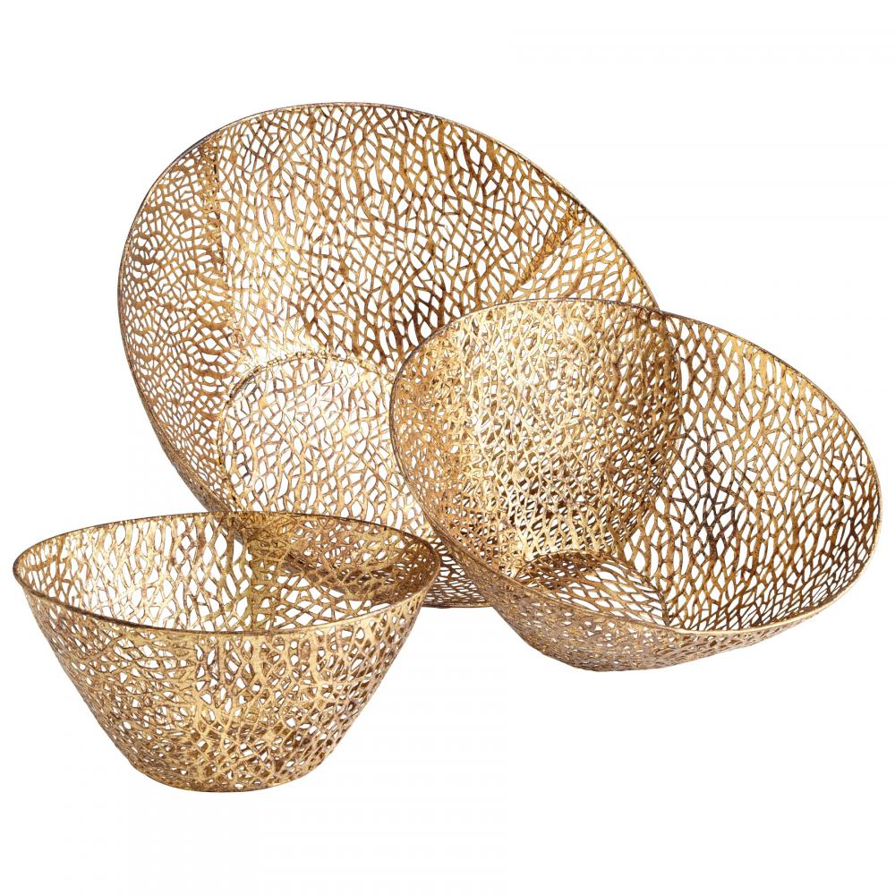 Sydne Bowls | Antique Gold