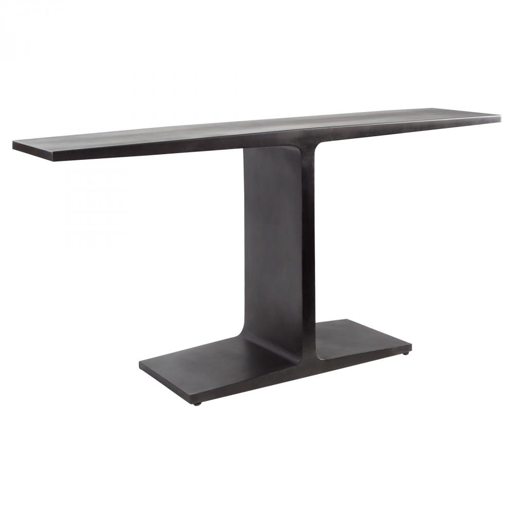 Anvil Console Table|Black