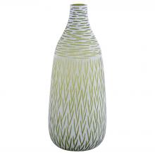 Cyan Designs 12064 - Signo Vase | Green | White | Large