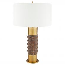 Cyan Designs 12238 - Anneau Table Lamp | Charcoal | Antique Brass | White