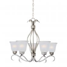 Maxim 10125FTSN - Basix-Single-Tier Chandelier