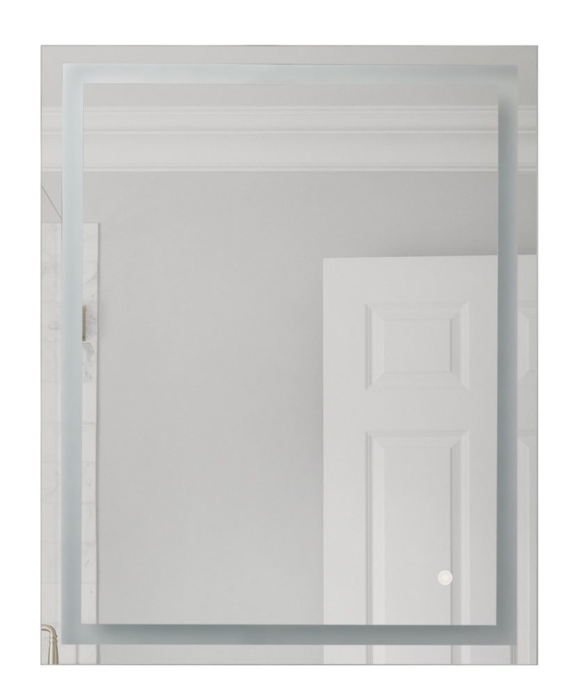 30â€ x 24â€ x 1.4â€ Rectangular Back Lit LED Mirror, Defogger & Dimmer, 3000K