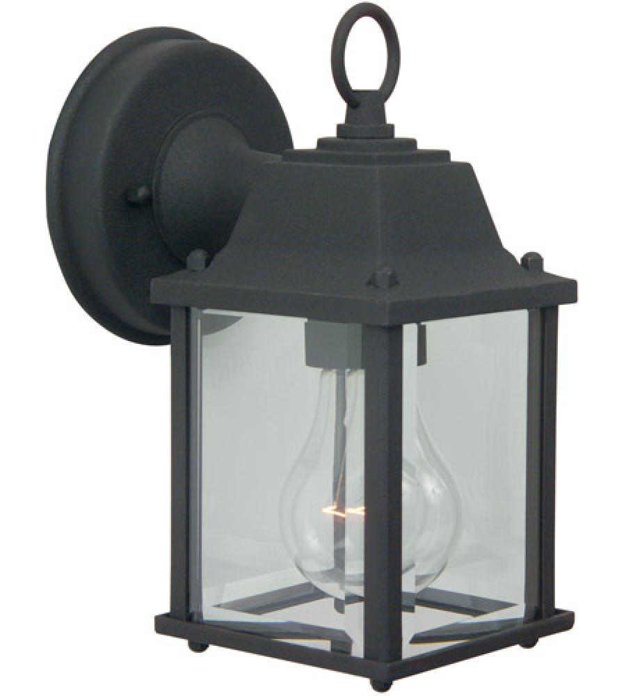 Coach Lights Cast 1 Light 8.66" Outdoor Wall Lantern in Textured Black