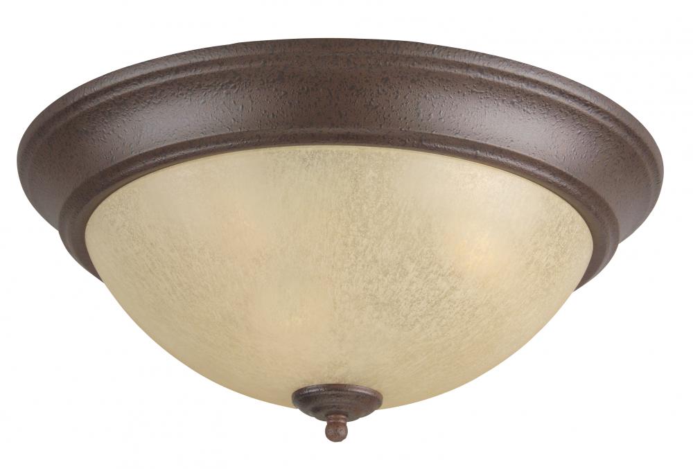 Bronze Bowl Flush Mount