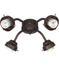 Craftmade F400-OB-LED - Universal 4 Light Fitter in Oiled Bronze