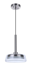 Craftmade 55191-BNK-LED - Centric 10" LED Pendant in Brushed Polished Nickel