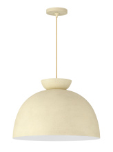 Craftmade 59192-CW - Ventura Dome 1 Light Pendant in Cottage White