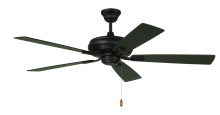 Craftmade ECF52ESP5-ESPWLN - Eos 52" 5-Blade Ceiling Fan in Espresso w/ Espresso/Walnut Blades