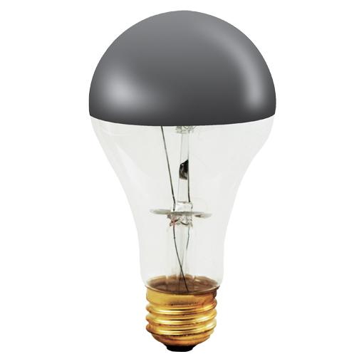 712110 100W A21 HALF CHROME E26 120V