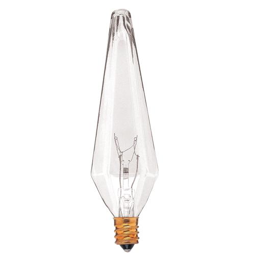 480140 40W PRISM CLEAR E12 120V 2PK BLISTER