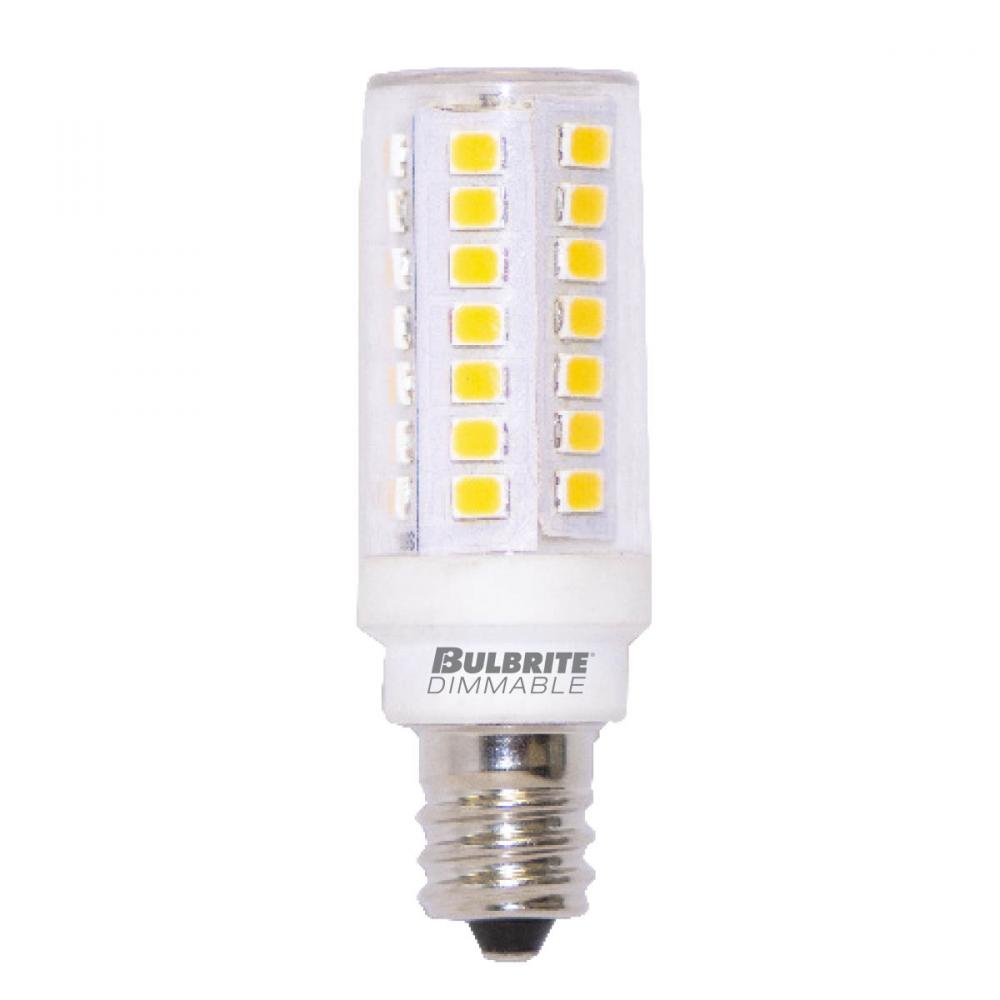 770632 5W LED E12 CLEAR 3000K DIMMABLE 120V
