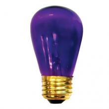 Bulbrite 701511 - 701511 11W S14 SIGN TRANSPARENT PURPLE E26 130V