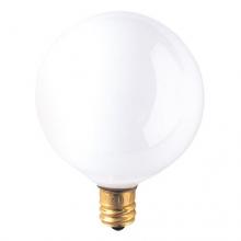 Bulbrite 391015 - 391015 15W G16 GLOBE WHITE E12 120V