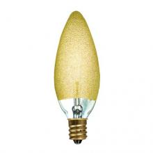 Bulbrite 144010 - 144010 25W B10 CAND.TORP. AMBER ICE E12 120V