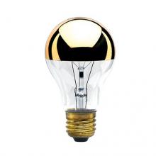 Bulbrite 712416 - 712416 60W A19 HALF GOLD E26 120V