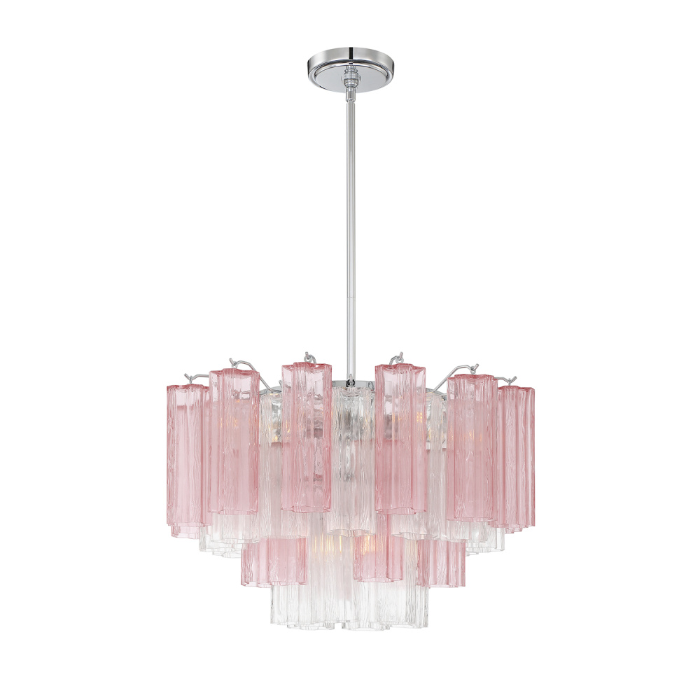 Addis 9 Light Polished Chrome Chandelier