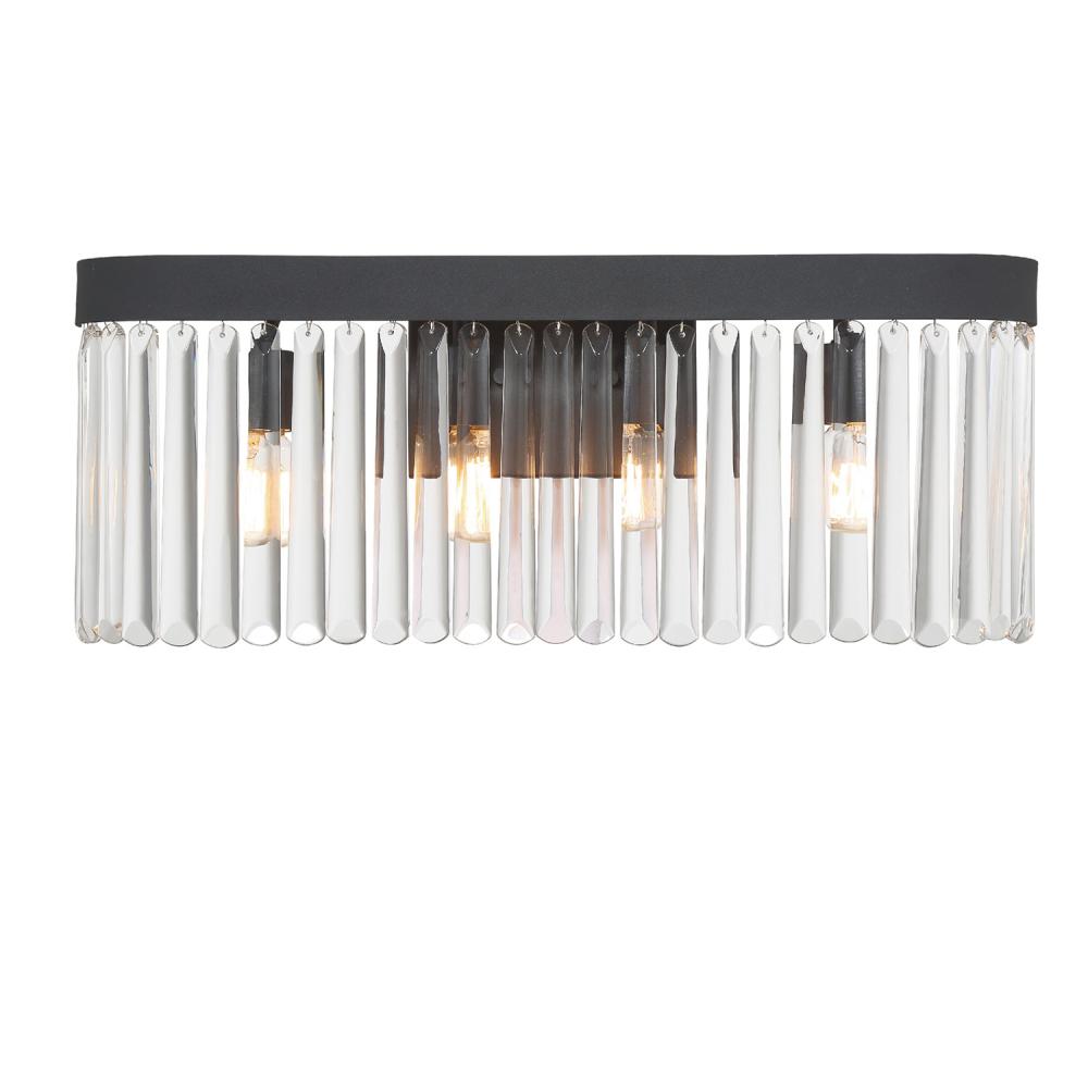 Emory 4 Light Black Forged Sconce