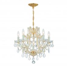 Crystorama 4405-GD-CL-SAQ - Maria Theresa 20'' Swarovski Spectra Crystal Gold Chandelier