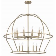 Crystorama ABB-3029-VG - Abbott 15 Light Vibrant Gold Chandelier