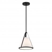 Crystorama FUL-900-BK - Fulton 1 Light Black Mini Pendant