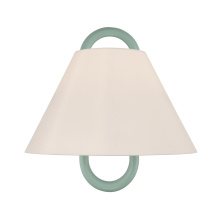 Crystorama JOJ-801-VG-GR - Jojo 11.75'' Vibrant Gold + Green Sconce