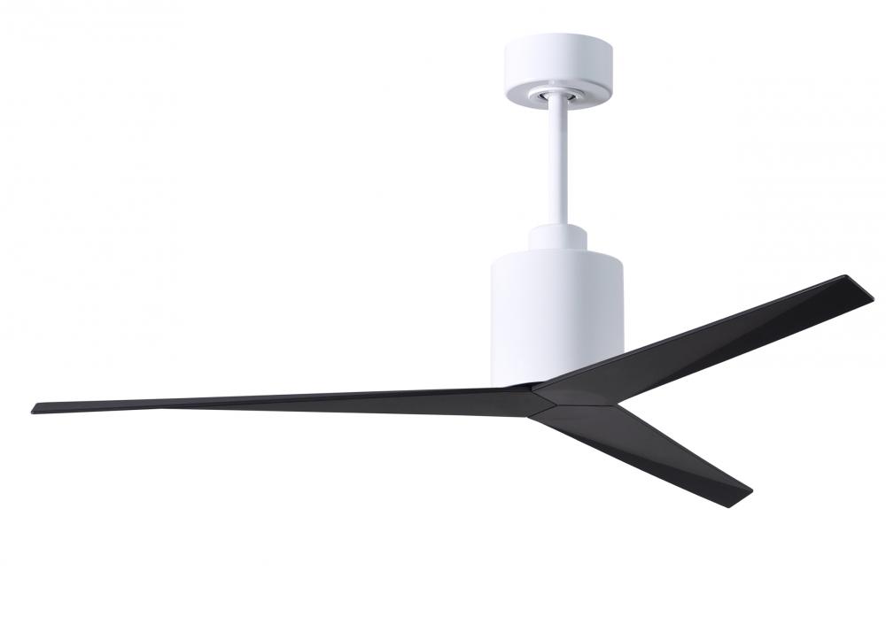 Eliza - Ceiling Fan - Gloss White Finish with Matte Black Blades