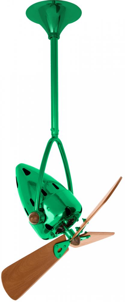 Jarold Direcional - Directional Ceiling Fan - Esmerelda Finish - Mahogany Tone Blades