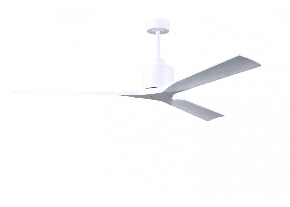 Nan XL 6-speed ceiling fan in Matte White finish with 72” solid matte white wood blades