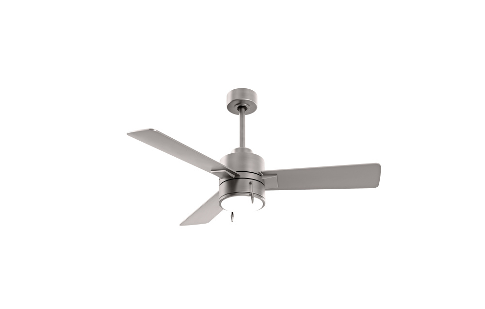 Steven - 42” Three Blade Ceiling Fan - Integrated LED - Brushed Nickel Finish