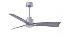 Matthews Fan Company AK-BN-BW-42 - Alessandra - 42" Three Blade Transitional Ceiling Fan - Brushed Nickel Finish