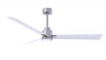 Matthews Fan Company AKLK-BN-MWH-56 - Alessandra - LK - Brushed Nickel - Matte White Blades - 56" Blades - 10" Downrod
