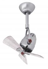 Matthews Fan Company DI-BN-WDBW - Diane oscillating ceiling fan in Brushed Nickel finish with solid barn wood blades.