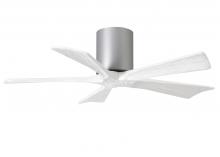 Matthews Fan Company IR5H-BN-MWH-42 - Irene - 5H - Brushed Nickel - Matte White - Blades - 42" Blades