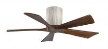 Matthews Fan Company IR5H-BW-WA-42 - Irene-5H - 42" Five Blade Flush Mount Paddle Fan - Barn Wood Tone Finish - Walnut Tone Blades