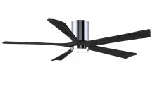 Matthews Fan Company IR5HLK-CR-BK-60 - Irene - 5HLK - Polished Chrome - Black Blades - 60" Blades