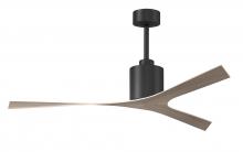 Matthews Fan Company MK-BK-GA - Molly - Ceiling Fan - Matte Black Finish - Gray Ash Tone Blades