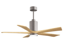 Matthews Fan Company PA5-BN-LM-52 - Patricia - 5 - 52" Five Blade Ceiling Fan - 5CCT Integrated LED - Brushed Nickel Finish