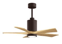 Matthews Fan Company PA5-TB-LM-42 - Patricia - 5 - 42" Five Blade Ceiling Fan - 5CCT Integrated LED - Textured Bronze Finish