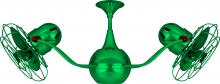 Matthews Fan Company VB-GREEN-MTL - Vent Bettina - Rotational Ceiling Fan - Esmerelda Finish - Metal Blades