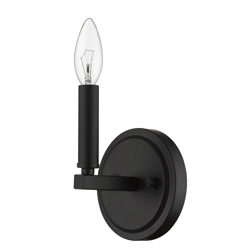 Sawyer 1-Light Matte Black Sconce