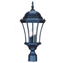 Acclaim Lighting 5027BK - Bryn Mawr Collection Post-Mount 3-Light Outdoor Matte Black Light Fixture