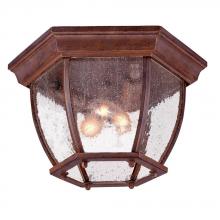 Acclaim Lighting 5602BW/SD - Flushmount Collection Ceiling-Mount 3-Light Outdoor Burled Walnut Light Fixture