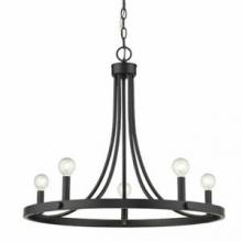 Acclaim Lighting IN11150BK - Sawyer 5-Light Matte Black Chandelier