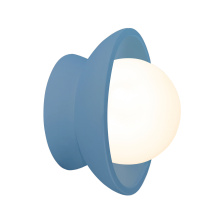 Justice Design Group CER-3035-SKBL - Mini Coupe Wall Sconce