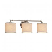 Justice Design Group FAB-8463-30-CREM-NCKL - Bronx 3-Light Bath Bar
