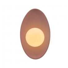 Justice Design Group CER-3045-CLAY - Oval Coupe Wall Sconce