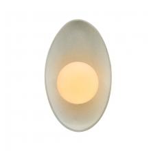 Justice Design Group CER-3045-CRK - Oval Coupe Wall Sconce