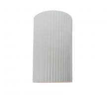 Justice Design Group CER-5745-WHT - Large ADA Pleated Cylinder