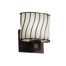 Justice Design Group WGL-8931-30-SWCB-MBLK - Modular 1-Light Wall Sconce (ADA)