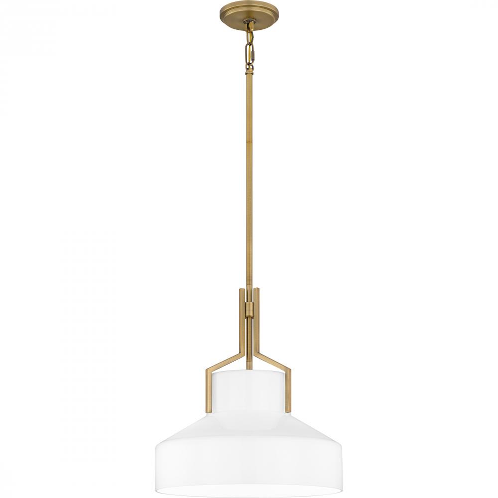 Brecken 2-Light Aged Brass Pendant Light